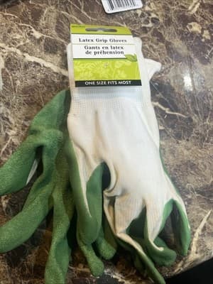 Garden Collection Gloves ~Knit-Latex Grip ~Durable, Comfortable Gardening - Image 1