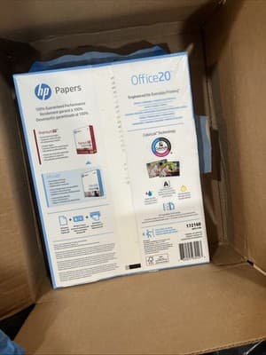 HP Paper Office 20lb Print&Copy Certified Acid Free Quality Reliability 500Sheet - Image 1