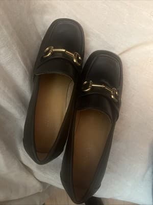 nine west tamsey3 moc loafers heel size 6M women - Thumbnail 3