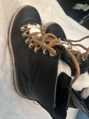 Target Black Combat Boots Sz 6 - Thumbnail 3