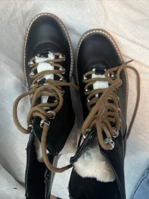 Target Black Combat Boots Sz 6 - Thumbnail 4