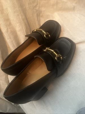 nine west tamsey3 moc loafers heel size 6M women - Image 1