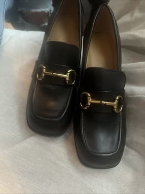 nine west tamsey3 moc loafers heel size 6M women - Thumbnail 4