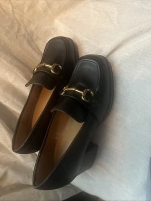 nine west tamsey3 moc loafers heel size 6M women - Thumbnail 2