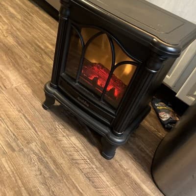 Duraflame DFS-450-2 Carleton Electric Stove with Heater, Black - Thumbnail 2