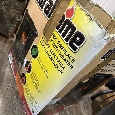 Duraflame DFS-450-2 Carleton Electric Stove with Heater, Black - Image 1