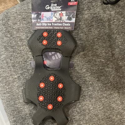 Ice Gripster Treads Nonslip Traction Cleats For Snow Anti-Slip Overshoe Size XL - Image 1