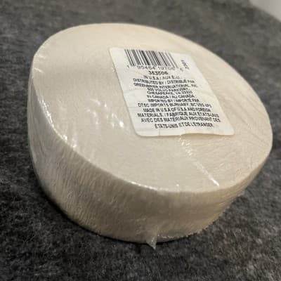 White PARTY CREPE PAPER STREAMERS 353506 1 Rolls/Pack 175ft long x 1.75" wide - Thumbnail 3