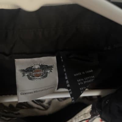 Women’s Harley Davidson Shirt Small Speedway Spirit Full Zip Single Stitch - Thumbnail 2