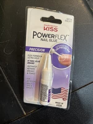 Kiss Powerflex Precision Nail Glue Ultra Hold With Extended Nozzle 3g (0.10 Oz.) - Image 1