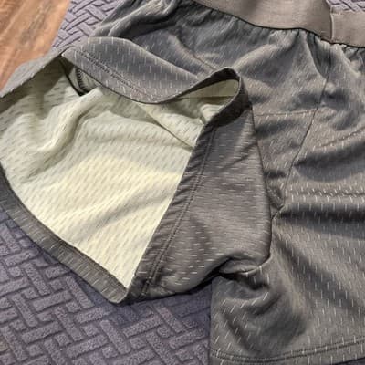 Athletic Works Women’s Gym Shorts Lined Running Athletic Workout Olive XS (0-2) - Thumbnail 4