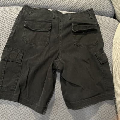 George Size 30 Men’s Black Shorts With Pockets - Thumbnail 5