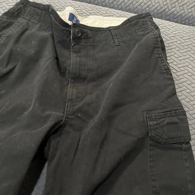 George Size 30 Men’s Black Shorts With Pockets - Thumbnail 3