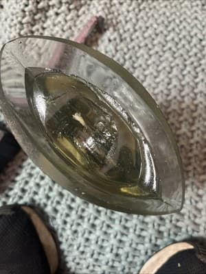 Hurricane Glass Beach Sea Shell Wax Candle - Thumbnail 3