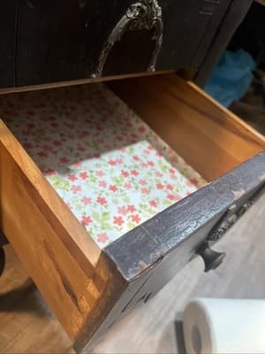 Vintage Antique Copper Lined Smoke Stand Humidor Cigar Cabinet End Table Stand - Thumbnail 3