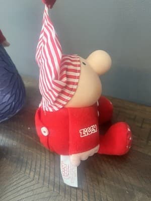 ziggy collectibles Red Outfit “my Heart Is Yours” Button Up PJS With Striped Hat - Thumbnail 4