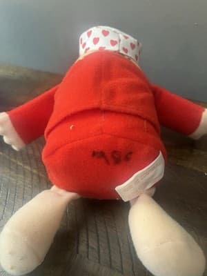 ziggy collectibles In Red Outfit And Heart Pattern Hat With I Love You Shirt - Thumbnail 6