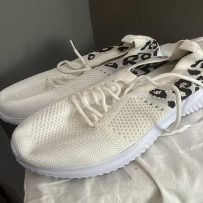cheetah white tennis shoes - Thumbnail 3