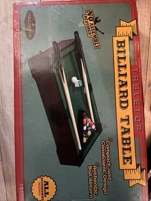 2020 Barrington Tabletop Billiard POOL Table NEW NO ASSEMBLY REQUIRED - Thumbnail 3