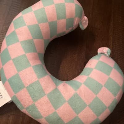 Kids Cozy Soft Microfiber Neck Pillow Compact Perfect for Plane or Car Travel... - Thumbnail 2