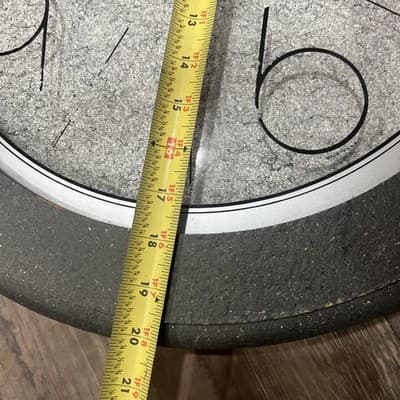 Large Verichron Branded Gray wall Clock Quartz 20” Diameter - Thumbnail 2