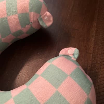 Kids Cozy Soft Microfiber Neck Pillow Compact Perfect for Plane or Car Travel... - Thumbnail 4