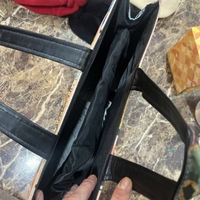 NWT Living Things ‘Celebrity’ Beaded Handbag Purse Graphics On Both Sides - Thumbnail 3