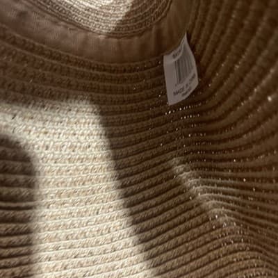 Women’s Bamboo Sun Hat Open Top Boho - Thumbnail 4