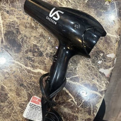 Black VS Sassoon Hair Dryer - Image 1