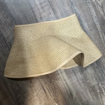 Women’s Bamboo Sun Hat Open Top Boho - Image 1