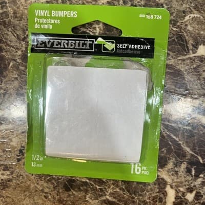 (13-Pk) Everbilt Self-Adhesive Round Vinyl Pads 1/2" 158 724 - Thumbnail 2