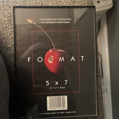 MCS Format Frame 5x7 Black (Same Shipping Any Qty) - Image 1