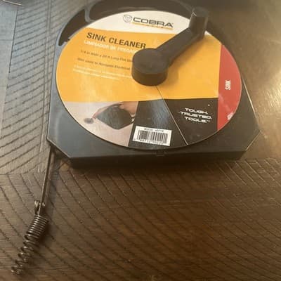 NEW Cobra Tools SINK CLEANER 90220 1/4in Wide x 20ft Long Flat Steel Tape - Thumbnail 2