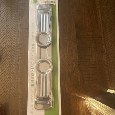 Fox Run Under Counter/Wall Mount Paper Towel Holder, Stainless Steel - Image 1