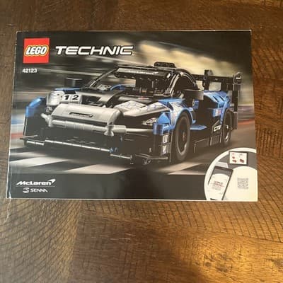 LEGO TECHNIC 42123 McLaren Senna GTR INSTRUCTION MANUAL ONLY - Image 1