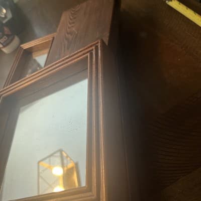 Mirror Set Vintage 1990s Set Wall Hangs Wood - Thumbnail 3