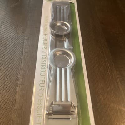 Fox Run Under Counter/Wall Mount Paper Towel Holder, Stainless Steel - Thumbnail 2