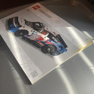 LEGO BOOKLET BOOK #42153 TECHNIC RACE CAR - Thumbnail 5