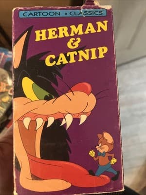 Herman and Catnip Vintage VHS 1990 Cartoon Classics Animation VHSBX14 - Image 1