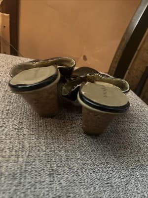 Women’s Karen Scott Gold Chain Hardware Cork Sandals Size 9M - Thumbnail 5