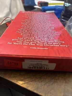 Santa's Christmas Prayer Ornament in Box NIB Complete prayer printed on ornament - Thumbnail 3