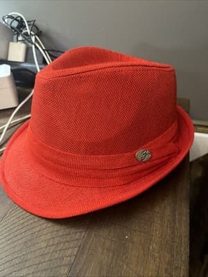 bruno capelo fedora hats LARGE/XL red Polyester - Image 1