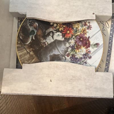 W.S. George Flowers Collector Plate from Grandma's Garden Series by Glenna Kurz - Thumbnail 4