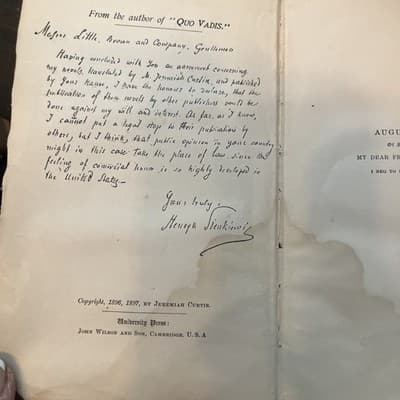 Quo Vadis By Henryk Sienkiewicz 1898 Popular Edition Hardcover Antique Book - Thumbnail 8