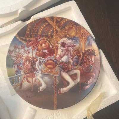 Crestley Collection - Collectible Plate - Here We Go Round - Image 1