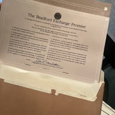 Vintage W.S. George Mischief Hatbox 1990 Collectible China Plate Certification - Thumbnail 4