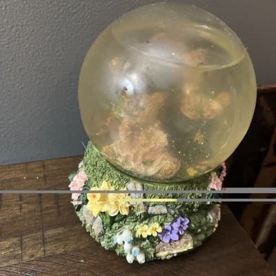 Mama Bear Boy Girl Musical Snow Globe works - Thumbnail 2