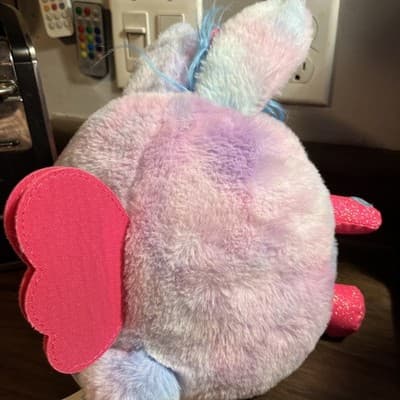 Zuru Rainbocorns Purple Unicorn Bunny plush stuffed animal toy 4” - Thumbnail 5