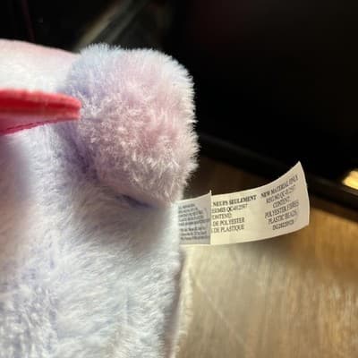 Zuru Rainbocorns Purple Unicorn Bunny plush stuffed animal toy 4” - Thumbnail 6