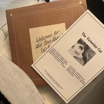 Vintage W.S. George Mischief Hatbox 1990 Collectible China Plate Certification - Thumbnail 3